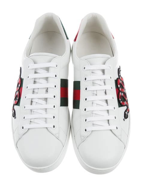 gucci ace snake ssense|gucci snake sneakers women's.